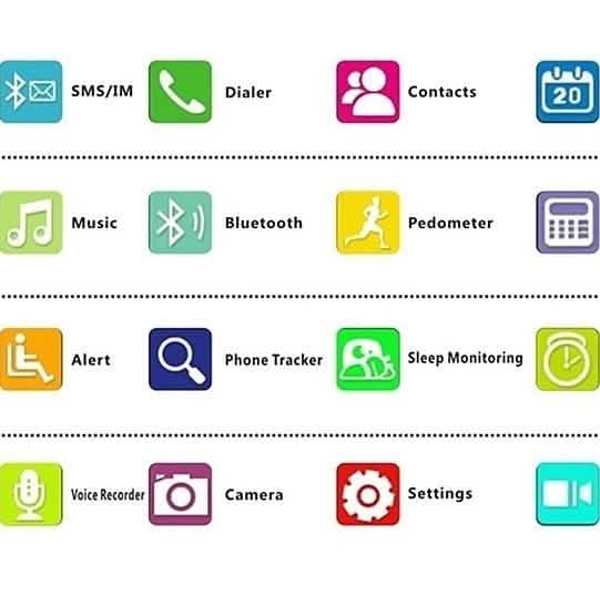 Bluetooth Smart Watch with Camera & Fitness Tracker
