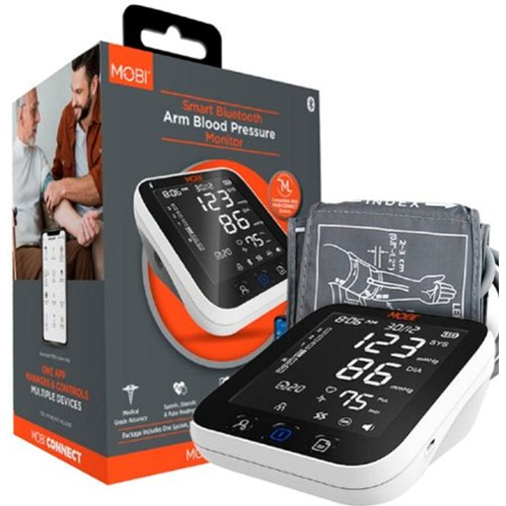 MOBI Connect Smart Bluetooth Arm Blood Pressure Monitor