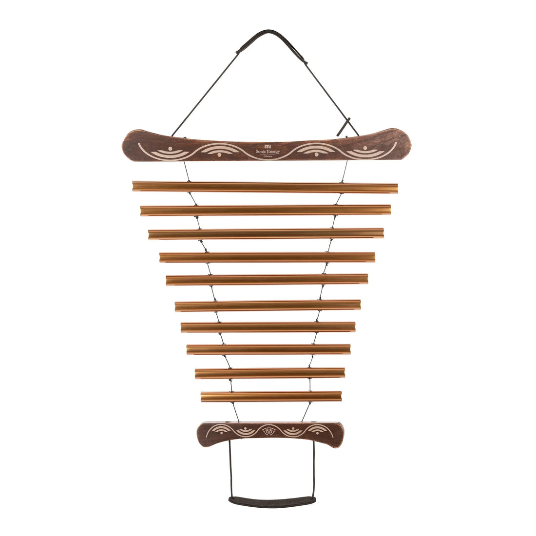 35" Meditation Flow Chime, 440 Hz, 10 Notes, D Major, Bronze
