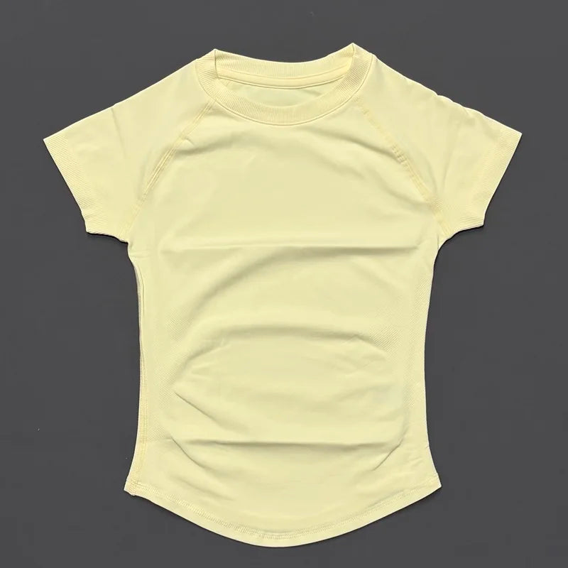 HISTELLO Women’s Short Sleeve Workout Top
