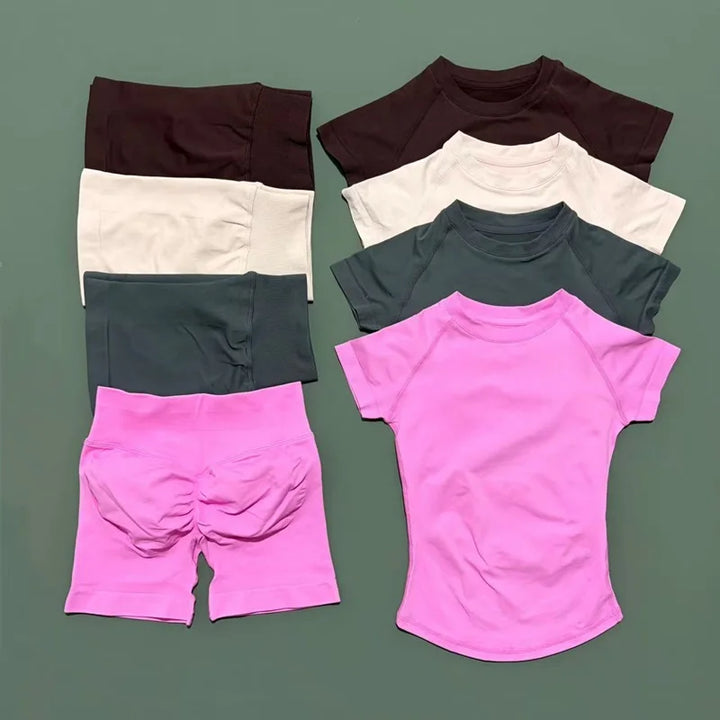 HISTELLO Women’s 2-Piece Seamless Workout Set