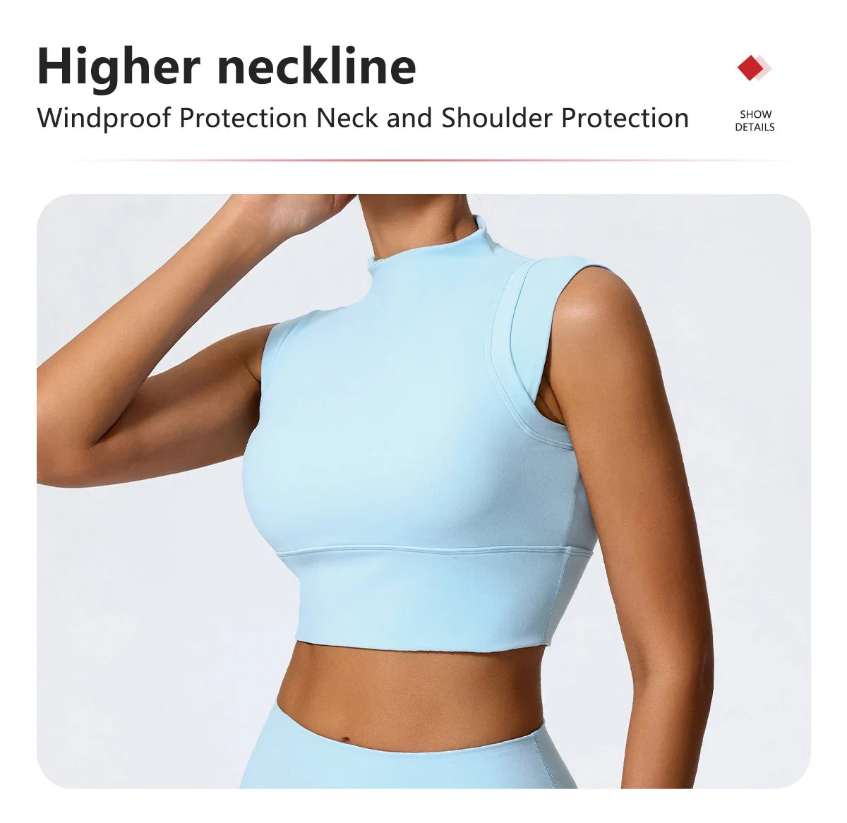 High Impact Women’s Sports Bra Crop Top
