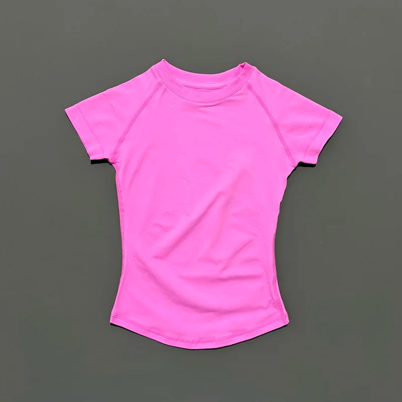HISTELLO Women’s Short Sleeve Workout Top
