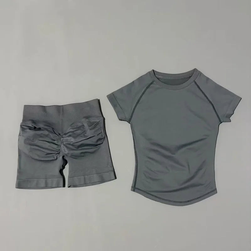 HISTELLO Women’s 2-Piece Seamless Workout Set
