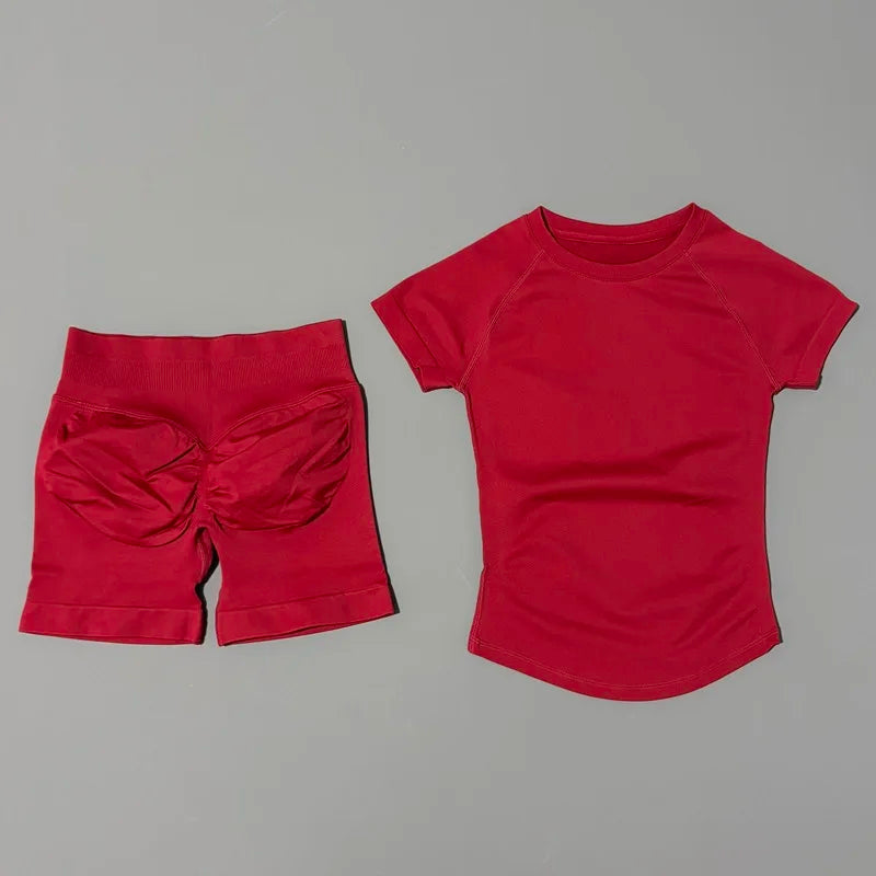 HISTELLO Women’s 2-Piece Seamless Workout Set