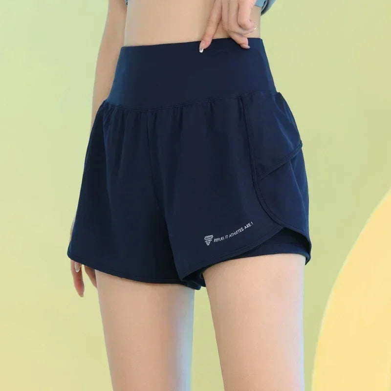 PHIGEER Women’s Yoga Shorts with Pocket