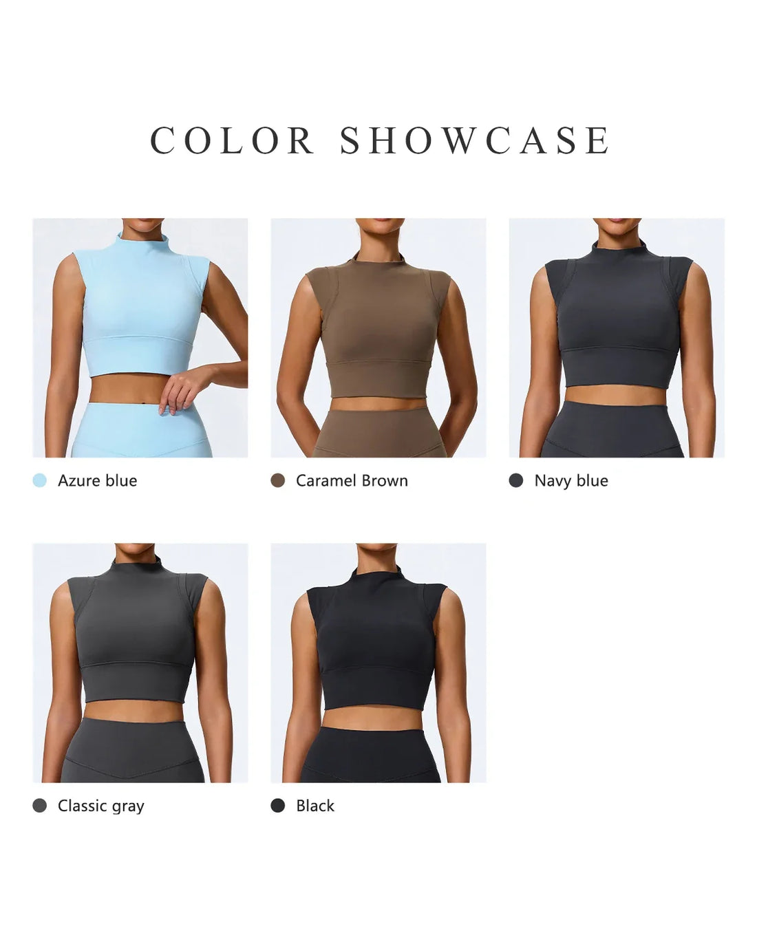 High Impact Women’s Sports Bra Crop Top