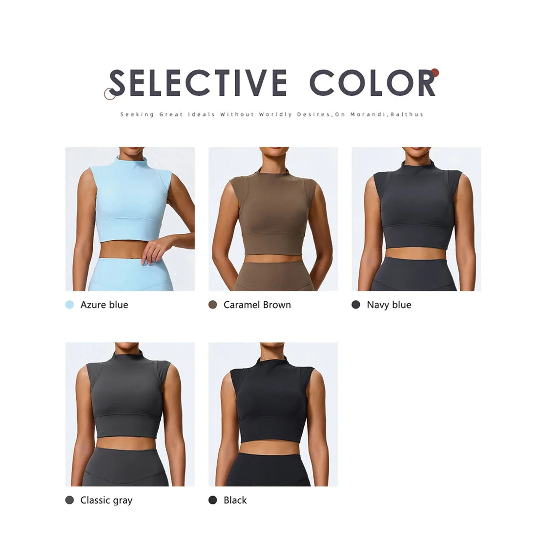 High Impact Women’s Sports Bra Crop Top