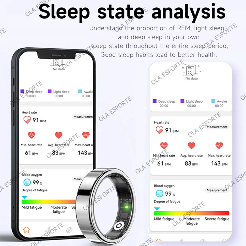 Smart Ring Fitness Health Tracker