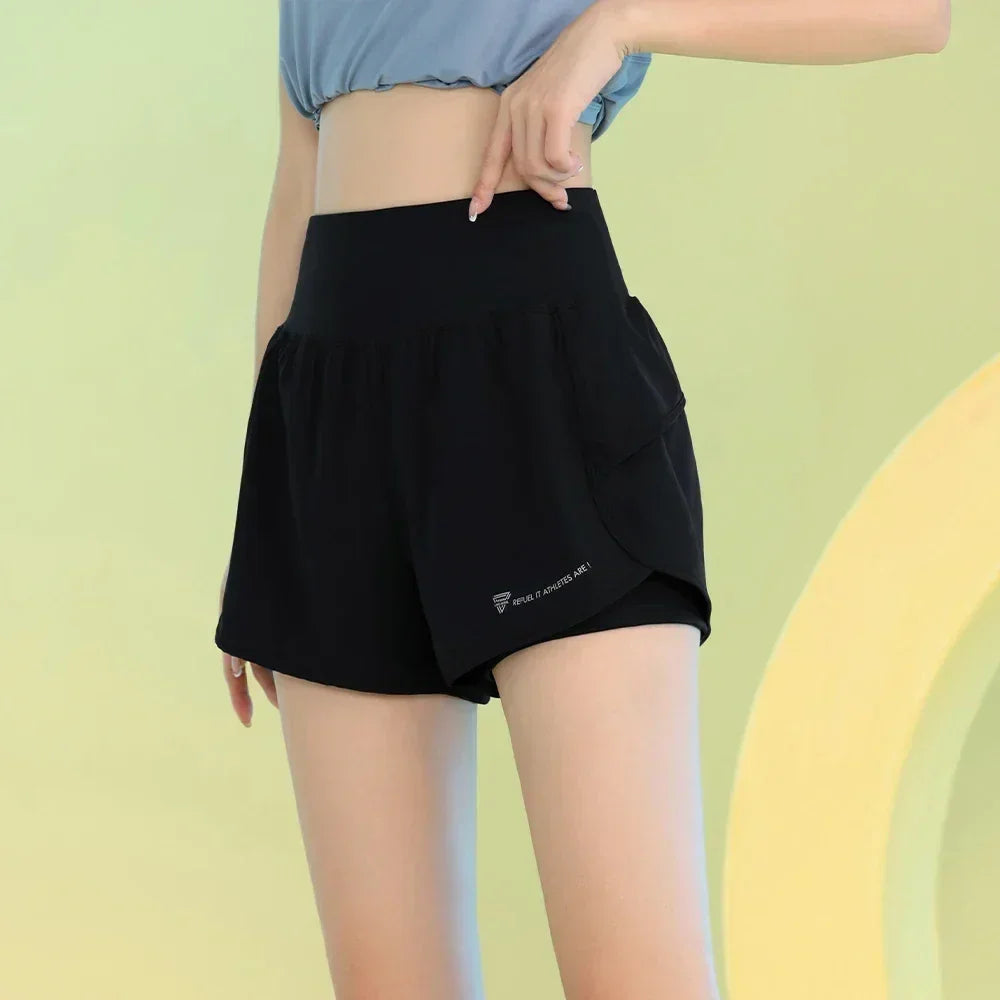 PHIGEER Women’s Yoga Shorts with Pocket
