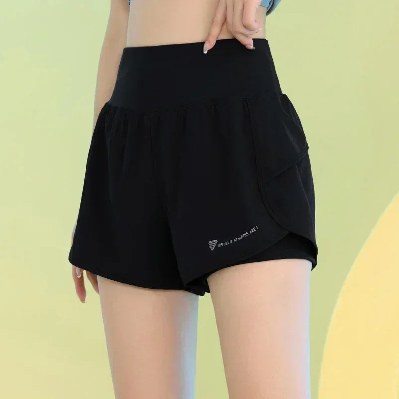 PHIGEER Women’s Yoga Shorts with Pocket