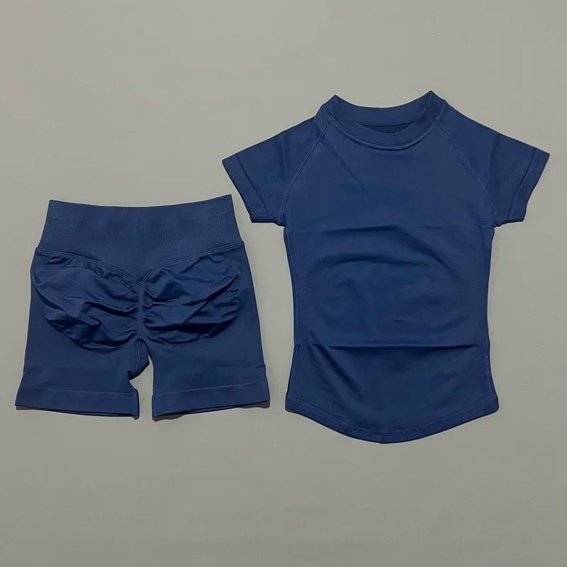 HISTELLO Women’s 2-Piece Seamless Workout Set