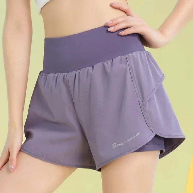 PHIGEER Women’s Yoga Shorts with Pocket
