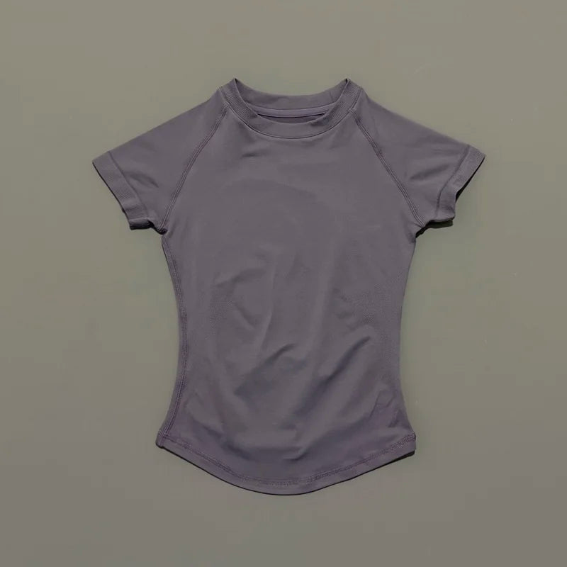 HISTELLO Women’s Short Sleeve Workout Top