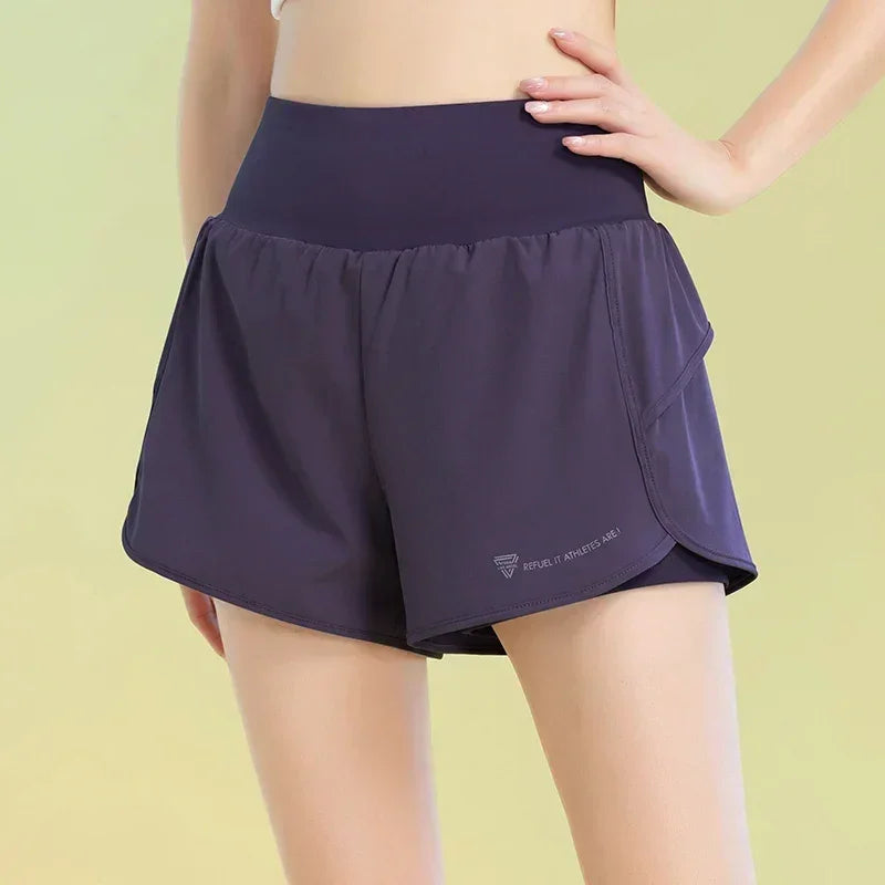 PHIGEER Women’s Yoga Shorts with Pocket