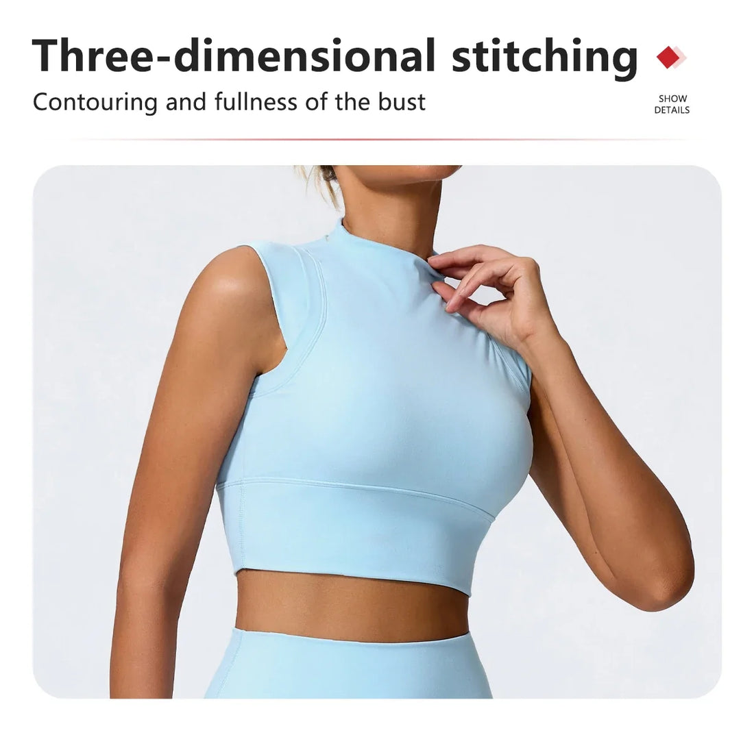 High Impact Women’s Sports Bra Crop Top