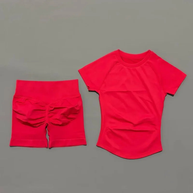 HISTELLO Women’s 2-Piece Seamless Workout Set