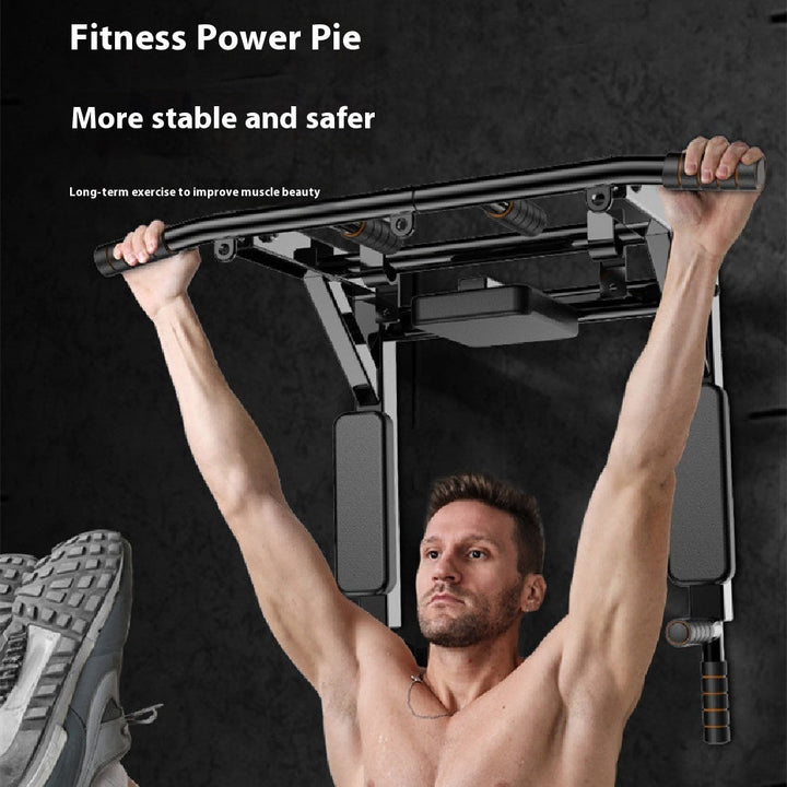 Wall Mounted Pull-Up & Sandbag Rack Fitness Station