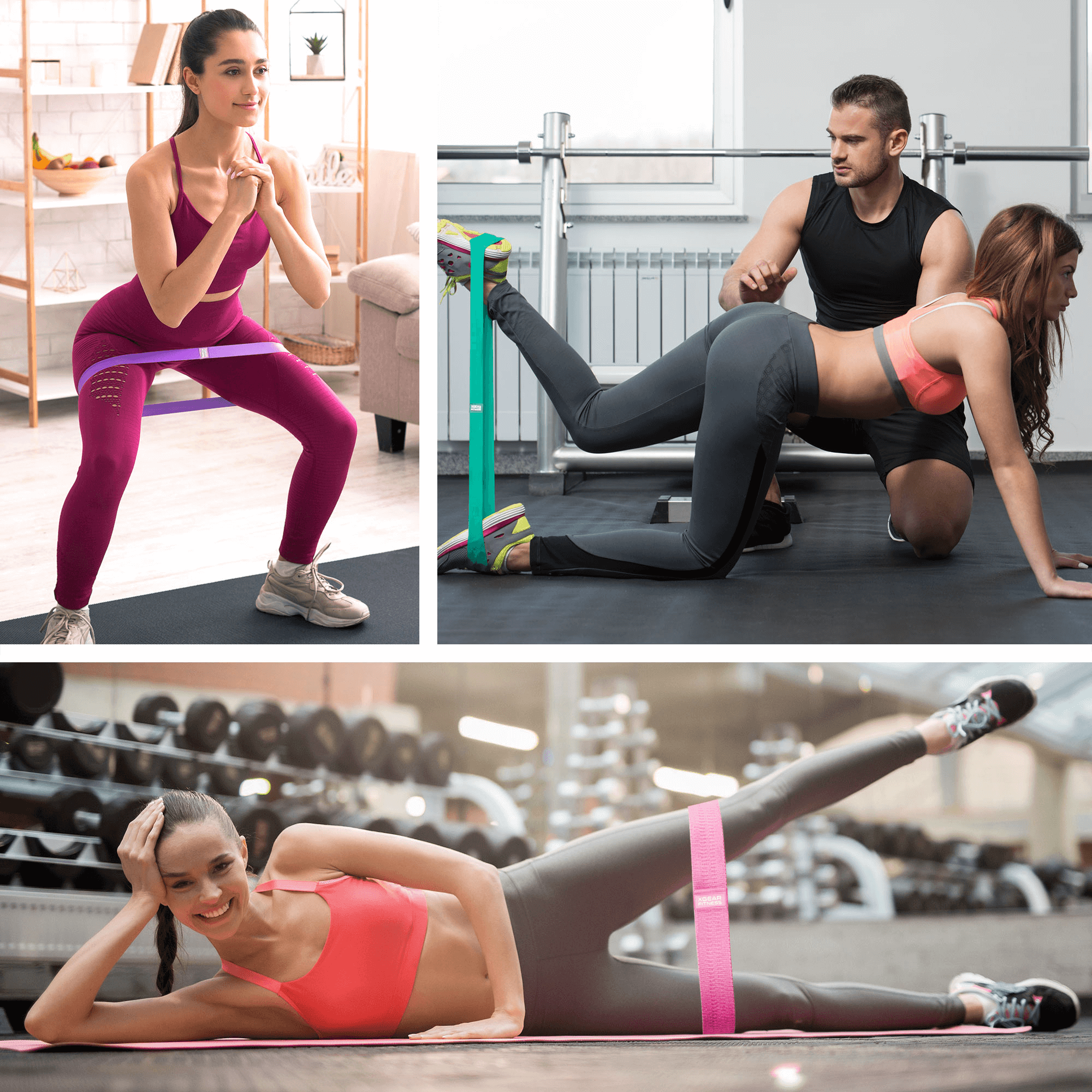 XGear Women’s Hip & Butt Exercise Bands