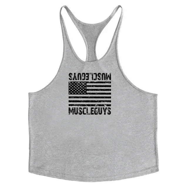 Men’s Bodybuilding Stringer Gym Tank Top