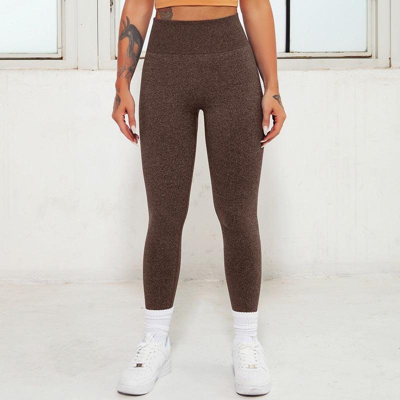 Women’s Pink Seamless High Waist Leggings
