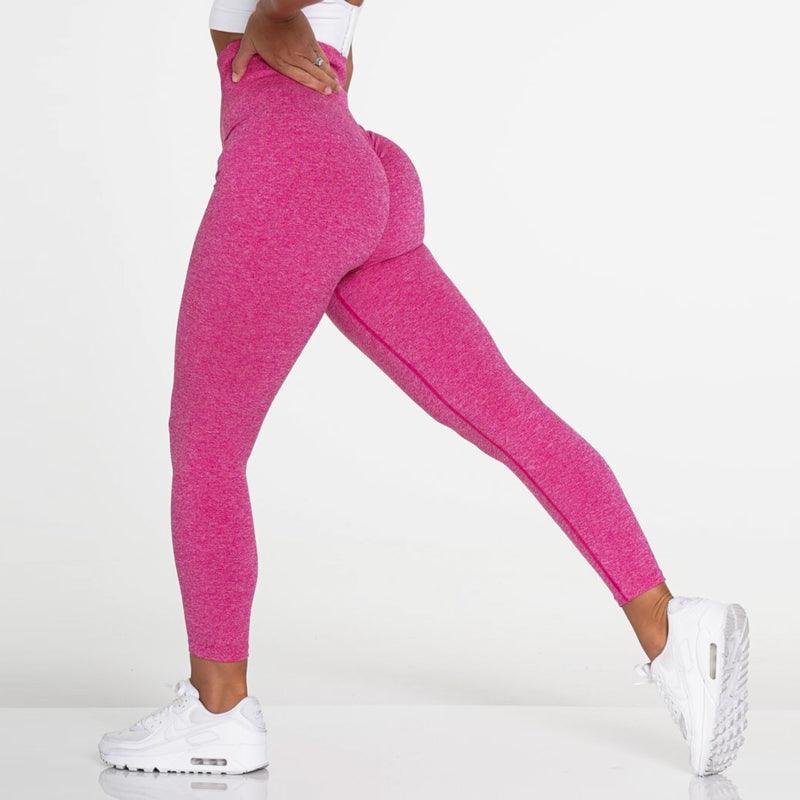 Women’s Pink Seamless High Waist Leggings