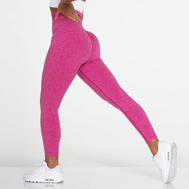 Women’s Pink Seamless High Waist Leggings