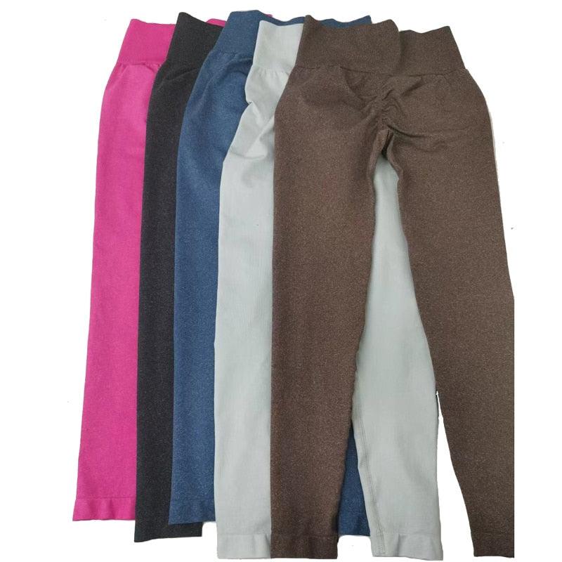 Women’s Pink Seamless High Waist Leggings