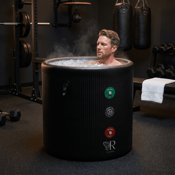Portable Ice Bath Tub Pro - Water Chiller Compatible Cold Plunge Easy Recovery Solution